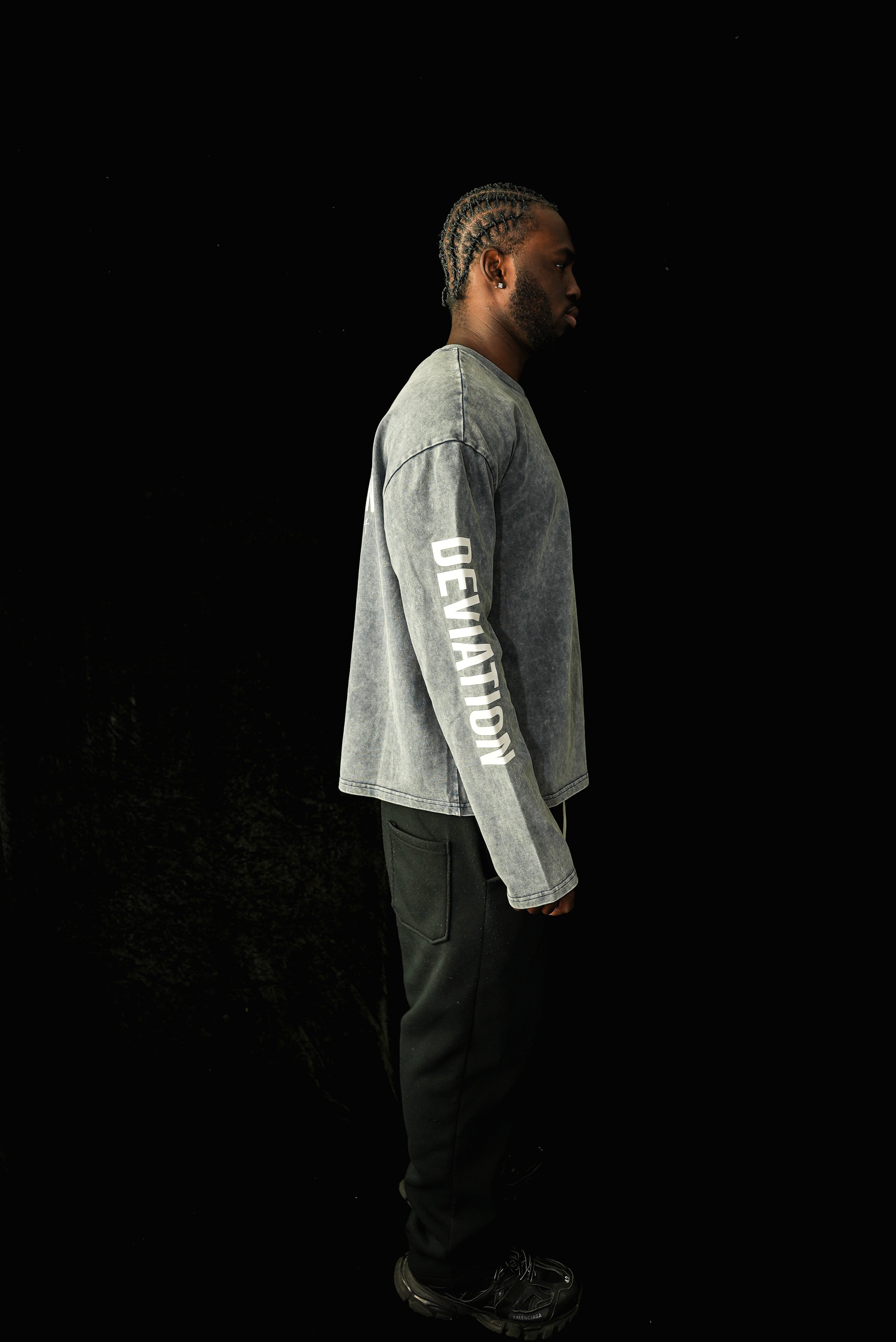 ASH GREY LS T