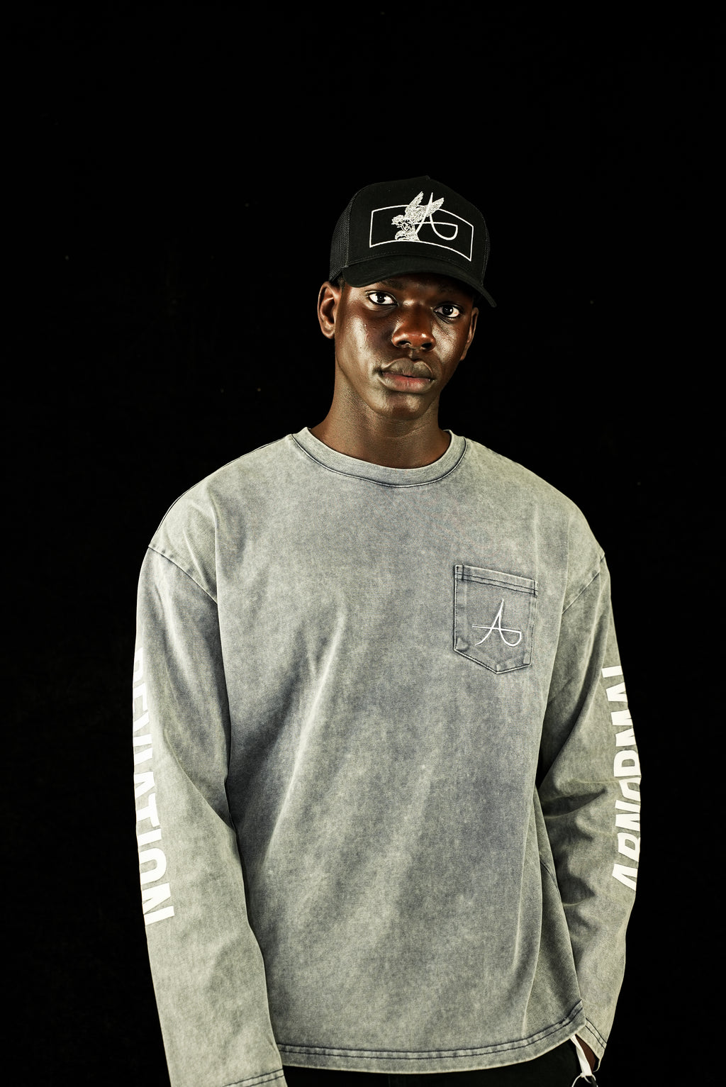 ASH GREY LS T