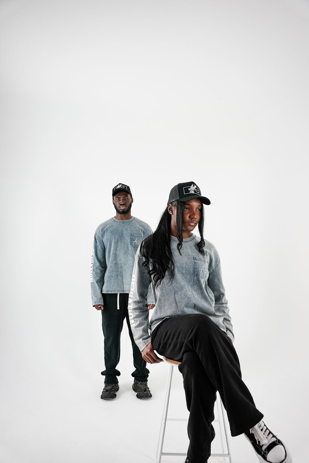 ASH GREY LS T